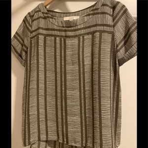 LOFT Short Sleeve Blouse